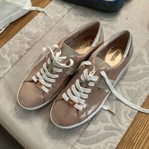 Michael Kors Rose Gold Sneakers